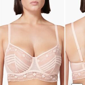 Simone Pérèle Marthe Lace Demi Underwire Bra in Blush